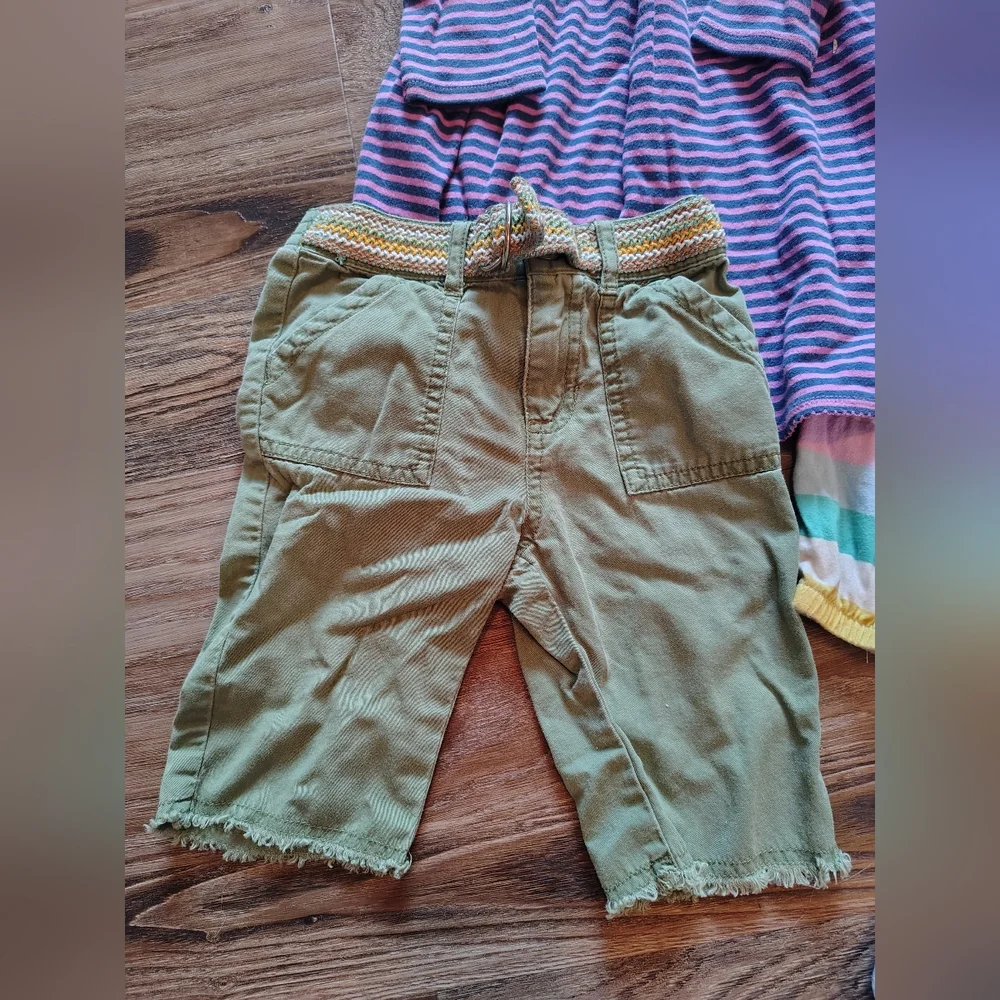 Lot 5 Toddler Girls Clothes 18-24mo OshKosh Old‎ Navy Dresses Jeans Capris